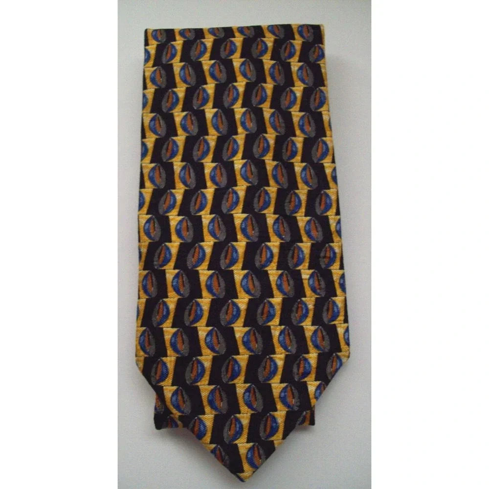 Men's Ermenegildo Zegna Silk Neck Tie, Geometric